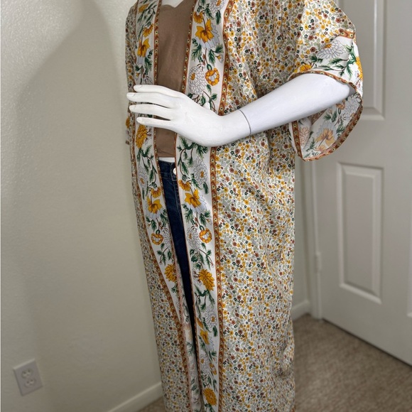 Unbranded Kimono Cardigan Long Women Floral Print Boho Robe. #234 - Picture 2 of 10